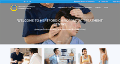 Desktop Screenshot of hertfordchiropractic.co.uk