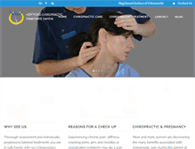 Tablet Screenshot of hertfordchiropractic.co.uk